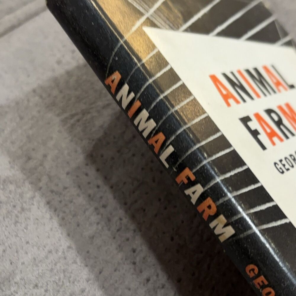 Animal Farm George Orwell 1946 1st Edition book of month HC DJ Harcourt Brace - Picture 3 of 16